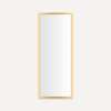 Profiles Cabinet, 16" x 40" x 4", Matte Gold, Electric Upgrade, Right Hinge