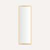 Profiles Cabinet, 16" x 48" x 4", Matte Gold, Electric Upgrade, Left Hinge
