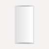 Profiles Cabinet, 20" x 40" x 4", Chrome, Reversible Hinge