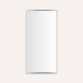 Profiles Cabinet, 20" x 40" x 4", Chrome, Reversible Hinge