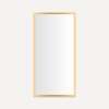 Profiles Cabinet, 20" x 40" x 4", Matte Gold, Electric Upgrade, Right Hinge