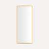 Profiles Cabinet, 20" x 48" x 4", Matte Gold, Electric Upgrade, Left Hinge