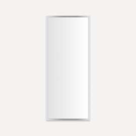 Profiles Cabinet, 20" x 48" x 4", Chrome, Reversible Hinge