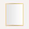Profiles Cabinet, 24" x 30" x 4", Matte Gold, Electric Upgrade, Left Hinge