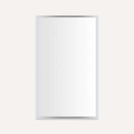 Profiles Cabinet, 24" x 40" x 4", Chrome, Electric Upgrade, Left Hinge