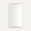 Profiles Cabinet, 24" x 40" x 4", Polished Nickel, Electric Upgrade, Left Hinge