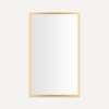 Profiles Cabinet, 24" x 40" x 4", Matte Gold, Electric Upgrade, Left Hinge