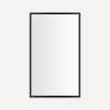 Profiles Cabinet, 24" x 40" x 4", Matte Black, Reversible Hinge