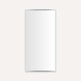 Profiles Cabinet, 24" x 48" x 4", Chrome, Reversible Hinge