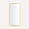 Profiles Cabinet, 24" x 48" x 4", Matte Gold, Electric Upgrade, Right Hinge