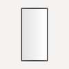 Profiles Cabinet, 24" x 48" x 4", Matte Black, Electric Upgrade, Right Hinge