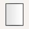 Profiles Mirror, 24" x 30" x 3/4", Matte Black