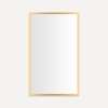 Profiles Mirror, 24" x 40" x 3/4", Matte Gold