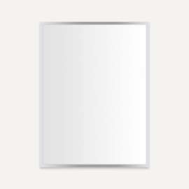 Profiles Mirror, 30" x 40" x 3/4", Chrome