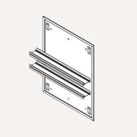 Profiles Mirror Ganging Kit, 24" W x 30" H