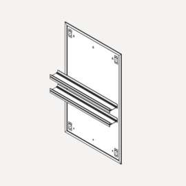 Profiles Mirror Ganging Kit, 24" W x 40" H