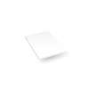 Quartz Stone Vanity Top, 13" x 3/4" x 19", Dry Top, White Zeus Extreme