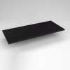 Quartz Stone Vanity Top, 43" x 3/4" x 19", Dry Top, Lava Black