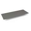 Quartz Stone Vanity Top, 49" x 3/4" x 19", Dry Top, Stone Gray