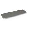Quartz Stone Vanity Top, 61" x 3/4" x 19", Dry Top, Stone Gray