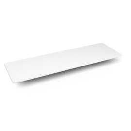 Quartz Stone Vanity Top, 61" x 3/4" x 19", Dry Top, Quartz White