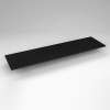 Quartz Stone Vanity Top, 73" x 3/4" x 19", Dry Top, Lava Black
