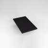 Quartz Stone Vanity Top, 13" x 3/4" x 22", Dry Top, Lava Black