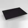Quartz Stone Vanity Top, 31" x 3/4" x 22", Dry Top, Lava Black
