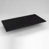 Quartz Stone Vanity Top, 43" x 3/4" x 22", Dry Top, Lava Black