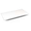 Quartz Stone Vanity Top, 43" x 3/4" x 22", Dry Top, White Zeus Extreme