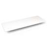 Quartz Stone Vanity Top, 61" x 3/4" x 22", Dry Top, White Zeus Extreme