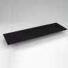 Quartz Stone Vanity Top, 73" x 3/4" x 22", Dry Top, Lava Black