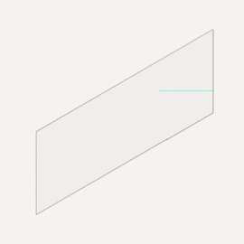 Cartesian & Profiles Side Kit, 7-1/2" H x 21" D, Single Side Kit, Satin White