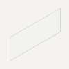 Cartesian & Profiles Side Kit, 7-1/2" H x 21" D, Single Side Kit, White