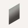 Cartesian & Profiles Side Kit, 22-1/2" H x 21" D, Single Side Kit, Tinted Gray Mirror