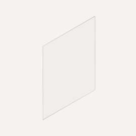 Cartesian & Profiles Side Kit, 22-1/2" H x 21" D, Single Side Kit, Satin White