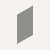 Cartesian & Profiles Side Kit, 30" H x 21" D, Single Side Kit, Matte Gray
