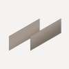 Cartesian & Profiles Side Kit, 7-1/2" H x 21" D, Pair Side Kits, Satin Bronze
