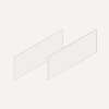 Cartesian & Profiles Side Kit, 7-1/2" H x 21" D, Pair Side Kits, Satin White