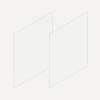 Cartesian & Profiles Side Kit, 22-1/2" H x 21" D, Pair Side Kits, White