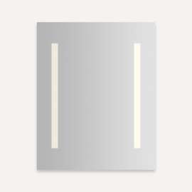 Vitality Lighted Cabinet, 24" x 30" x 4", Columnn Light Pattern, Soft White (3000K), Dimmable, Electrical Outlet, Right Hinge