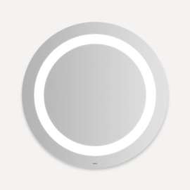 Vitality Lighted Mirror, 30" Round, Inset Light Pattern, Cool White (4000K), Dimmable, Defogger