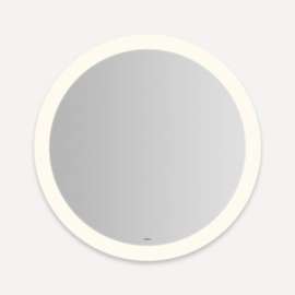 Vitality Lighted Mirror, 30" Round, Perimeter Light Pattern, Warm White (3000K), Dimmable, Defogger