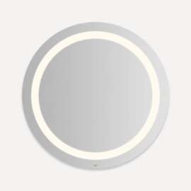 Vitality Lighted Mirror, 40" Round, Inset Light Pattern, Warm White (3000K), Dimmable, Defogger