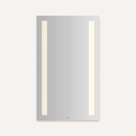 Vitality Lighted Mirror, 24" x 40" x 1-3/4", Column Light Pattern, Warm White (3000K), Dimmable, Defogger
