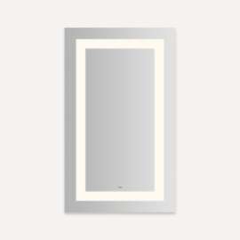 Vitality Lighted Mirror, 24" x 40" x 1-3/4", Inset Light Pattern, Warm White (3000K), Defogger