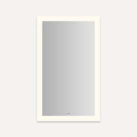 Vitality Lighted Mirror, 24" x 40" x 1-3/4", Perimeter Light Pattern, Warm White (3000K), Dimmable, Defogger, Title 24 Compliant