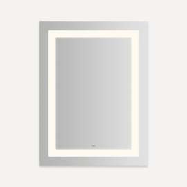 Vitality Lighted Mirror, 30" x 40" x 1-3/4", Inset Light Pattern, Warm White (3000K), Dimmable, Defogger