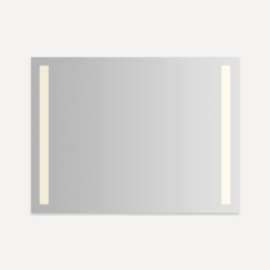 Vitality Lighted Mirror, 48" x 36" x 1-3/4", Column Light Pattern, Warm White (3000K), Dimmable, Defogger, Flippable