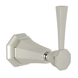 Trim for Volume Controls and Diverters with Metal Lever in Polished Nickel